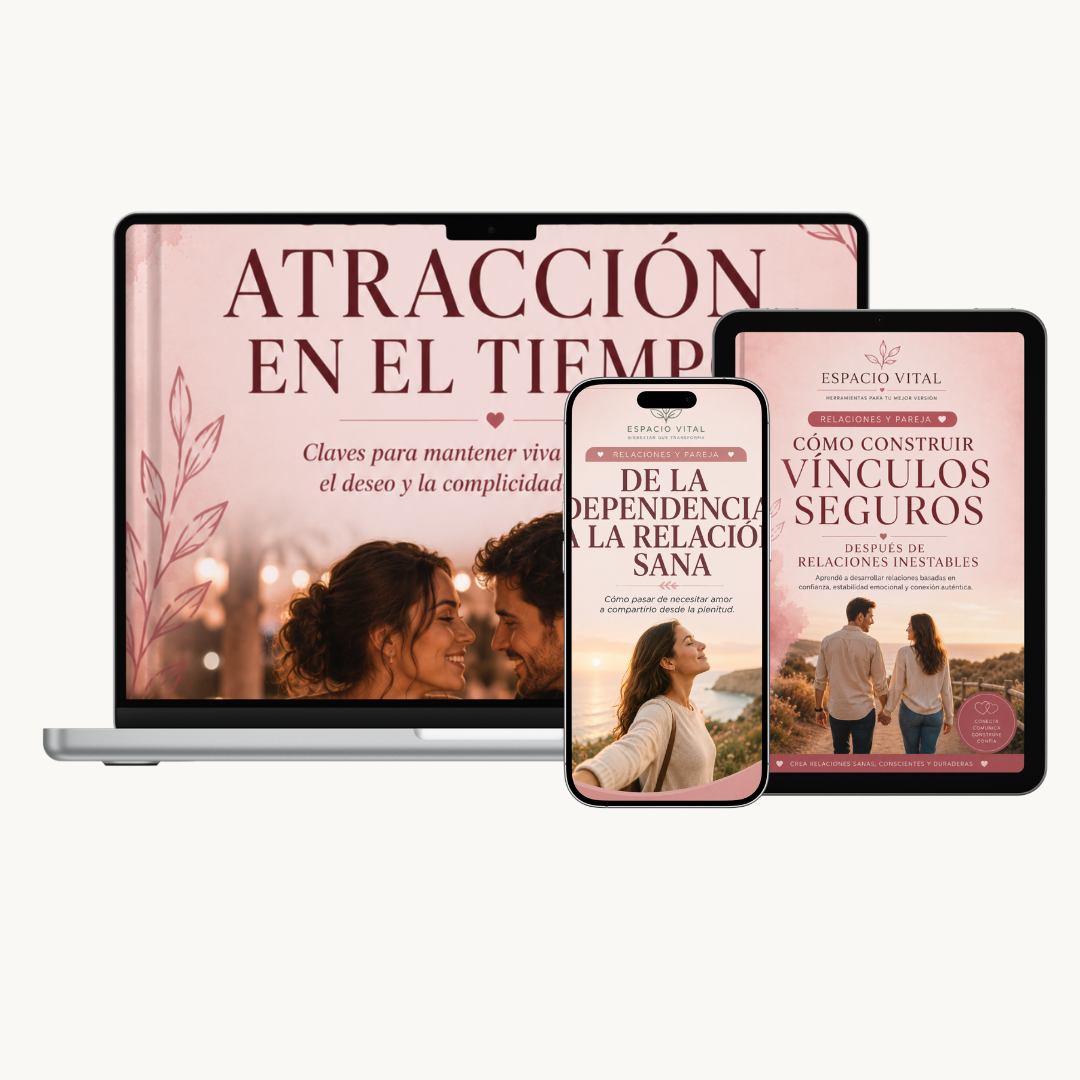Recursos diseñados para ayudarte a construir vínculos más sanos, seguros y conscientes. Aprende sobre comunicación, límites, apego, autonomía emocional y las bases de una relación equilibrada.