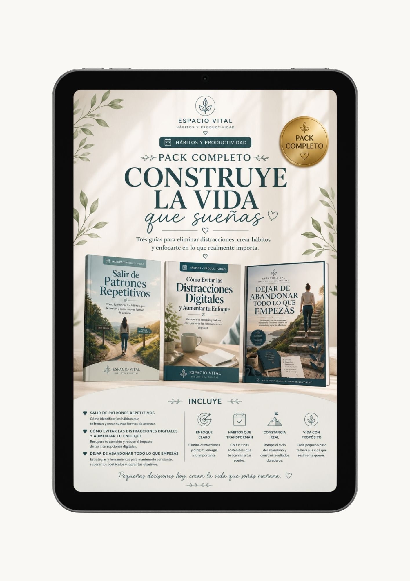 PACK: CONSTRUYE LA VIDA QUE SUEÑAS
